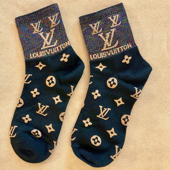 🧦 5 Pairs Monogram Socks 🧦 Bundle Set / 1 color each - Picture 16 of 17
